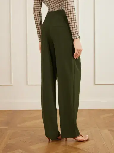 Veronica Beard Kenneth Stretch-crepe Wide-leg Pants | Thumbnail 3 Veronica Beard Kenneth Stretch-crepe Wide-leg Pants | Thumbnail 3