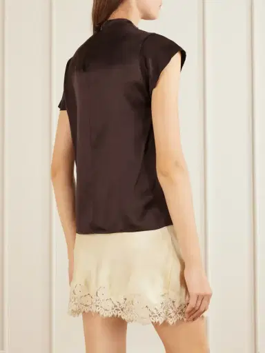 Staud Davina Silk-blend Top | Thumbnail 3 Staud Davina Silk-blend Top | Thumbnail 3