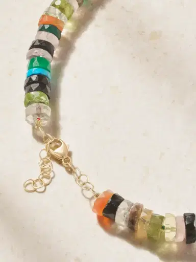 JIA JIA Rainbow 14-karat Gold Multi-stone Necklace | Thumbnail 3 JIA JIA Rainbow 14-karat Gold Multi-stone Necklace | Thumbnail 3