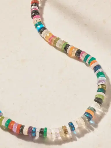 JIA JIA Rainbow 14-karat Gold Multi-stone Necklace | Thumbnail 4 JIA JIA Rainbow 14-karat Gold Multi-stone Necklace | Thumbnail 4