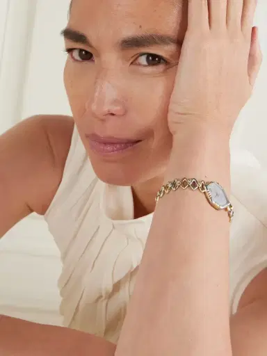Stephanie Windsor + Audemars Piguet Vintage 1980s Hand-wound 18-karat Yellow, Rose, And White Gold Diamond Watch (6.25'' Wrist) | Thumbnail 2 Stephanie Windsor + Audemars Piguet Vintage 1980s Hand-wound 18-karat Yellow, Rose, And White Gold Diamond Watch (6.25'' Wrist) | Thumbnail 2
