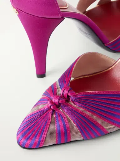 Valentino Garavani Annine 100 Satin Pumps | Thumbnail 5 Valentino Garavani Annine 100 Satin Pumps | Thumbnail 5