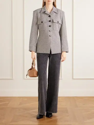 Veronica Beard Molyneux Houndstooth Jacquard Blazer | Thumbnail 2 Veronica Beard Molyneux Houndstooth Jacquard Blazer | Thumbnail 2