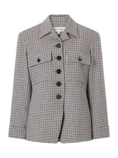 Veronica Beard Molyneux Houndstooth Jacquard Blazer | Thumbnail 1 Veronica Beard Molyneux Houndstooth Jacquard Blazer | Thumbnail 1