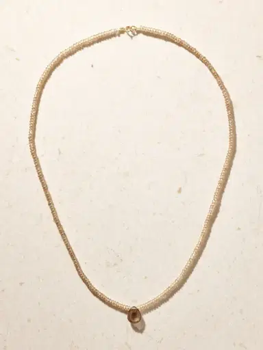 JIA JIA Raindrop 14-karat Gold Smoky Quartz And Zircon Necklace | Thumbnail 4 JIA JIA Raindrop 14-karat Gold Smoky Quartz And Zircon Necklace | Thumbnail 4