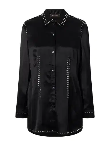 Wales Bonner Mystic Studded Satin Shirt | Thumbnail 1 Wales Bonner Mystic Studded Satin Shirt | Thumbnail 1