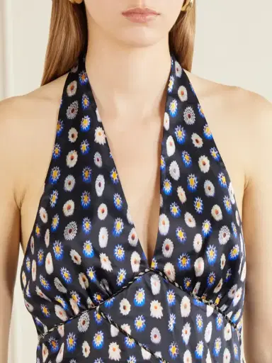 Staud Maeva Ruffled Printed Silk-blend Voile Top | Thumbnail 5 Staud Maeva Ruffled Printed Silk-blend Voile Top | Thumbnail 5