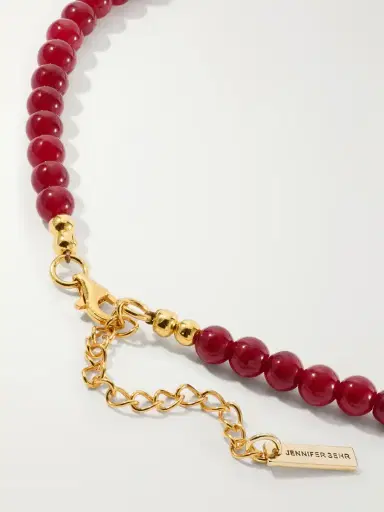 Jennifer Behr Fragola Beads, Resin And Gold-tone Necklace | Thumbnail 3 Jennifer Behr Fragola Beads, Resin And Gold-tone Necklace | Thumbnail 3