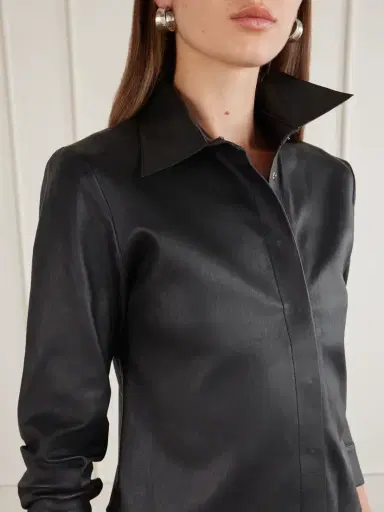 STOULS Alba Leather Shirt | Thumbnail 4 STOULS Alba Leather Shirt | Thumbnail 4