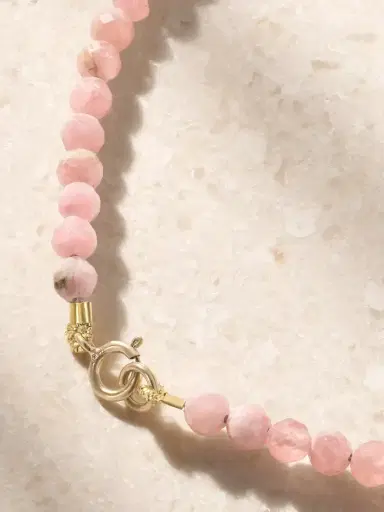JIA JIA Raindrop 14-karat Gold, Rhodochrosite And Moonstone Necklace | Thumbnail 3 JIA JIA Raindrop 14-karat Gold, Rhodochrosite And Moonstone Necklace | Thumbnail 3