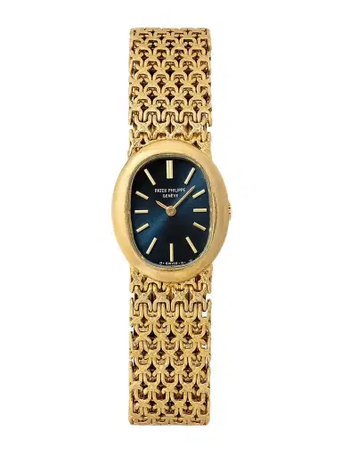 Stephanie Windsor + Patek Philippe Vintage 1980s Ellipse Hand-wound 18-karat Gold Watch, Ref. 4198/1 (6.5'' Wrist) | Thumbnail 1 Stephanie Windsor + Patek Philippe Vintage 1980s Ellipse Hand-wound 18-karat Gold Watch, Ref. 4198/1 (6.5'' Wrist) | Thumbnail 1