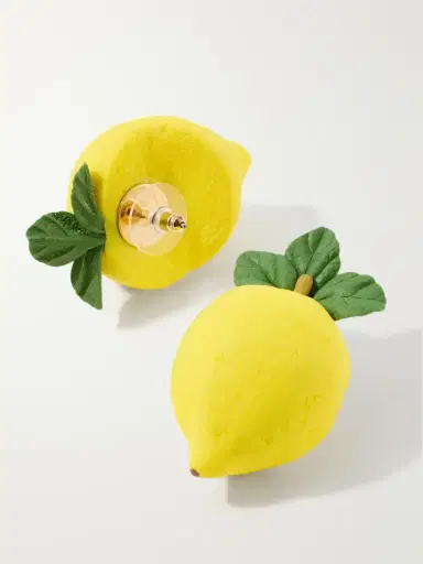 Jennifer Behr Citron Resin Earrings | Thumbnail 3 Jennifer Behr Citron Resin Earrings | Thumbnail 3
