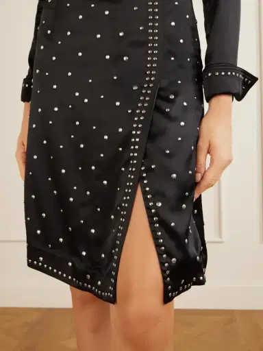 Wales Bonner Cosmic Embellished Satin Midi Skirt | Thumbnail 5 Wales Bonner Cosmic Embellished Satin Midi Skirt | Thumbnail 5