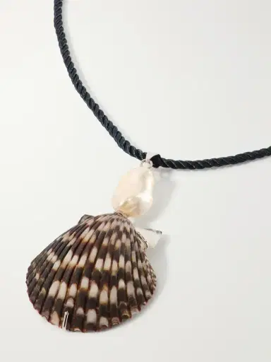 Jennifer Behr Rhodes Silver-tone Shell Necklace | Thumbnail 4 Jennifer Behr Rhodes Silver-tone Shell Necklace | Thumbnail 4