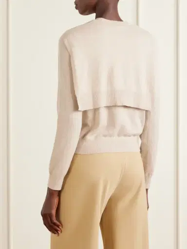 Arch4 Eldergrove Tie-detailed Cashmere Sweater | Thumbnail 3 Arch4 Eldergrove Tie-detailed Cashmere Sweater | Thumbnail 3