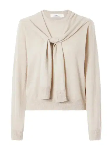 Arch4 Eldergrove Tie-detailed Cashmere Sweater | Thumbnail 1 Arch4 Eldergrove Tie-detailed Cashmere Sweater | Thumbnail 1