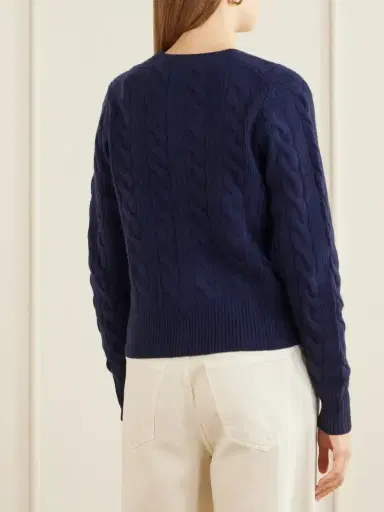 Polo Ralph Lauren Logo-embroidered Wool And Cashmere-blend Cardigan | Thumbnail 4 Polo Ralph Lauren Logo-embroidered Wool And Cashmere-blend Cardigan | Thumbnail 4