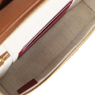 Chanel Chanel "Supple" Top Handle Long Vanity Case with Chain Camel Grained Calfskin Gold Hardware | Thumbnail 8 Chanel Chanel "Supple" Top Handle Long Vanity Case with Chain Camel Grained Calfskin Gold Hardware | Thumbnail 8