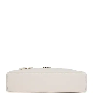 Chanel Chanel "Supple" Top Handle Long Vanity Case with Chain White Grained Calfskin Gold Hardware | Thumbnail 6 Chanel Chanel "Supple" Top Handle Long Vanity Case with Chain White Grained Calfskin Gold Hardware | Thumbnail 6