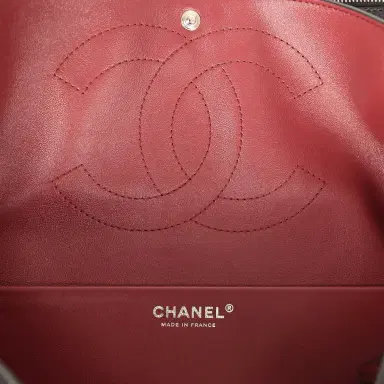 Chanel Chanel Maxi "Souplissimo" Small Flap Bag Black Grained Calfskin Silver Hardware | Thumbnail 11 Chanel Chanel Maxi "Souplissimo" Small Flap Bag Black Grained Calfskin Silver Hardware | Thumbnail 11