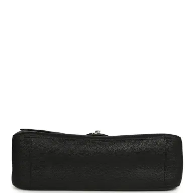 Chanel Chanel Maxi "Souplissimo" Small Flap Bag Black Grained Calfskin Silver Hardware | Thumbnail 6 Chanel Chanel Maxi "Souplissimo" Small Flap Bag Black Grained Calfskin Silver Hardware | Thumbnail 6