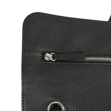 Chanel Chanel Maxi "Souplissimo" Small Flap Bag Black Grained Calfskin Silver Hardware | Thumbnail 8 Chanel Chanel Maxi "Souplissimo" Small Flap Bag Black Grained Calfskin Silver Hardware | Thumbnail 8
