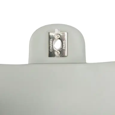 Chanel Chanel Mini Classic Rectangular Top Handle Flap Bag Pale Green Lambskin Silver Hardware | Thumbnail 8 Chanel Chanel Mini Classic Rectangular Top Handle Flap Bag Pale Green Lambskin Silver Hardware | Thumbnail 8