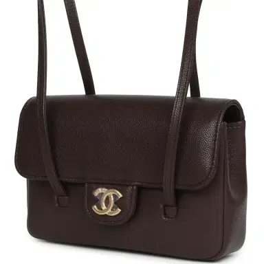 Chanel Chanel Mini Preppy Coco Clutch with Straps Dark Brown Shiny Caviar Brushed Gold Hardware | Thumbnail 5 Chanel Chanel Mini Preppy Coco Clutch with Straps Dark Brown Shiny Caviar Brushed Gold Hardware | Thumbnail 5