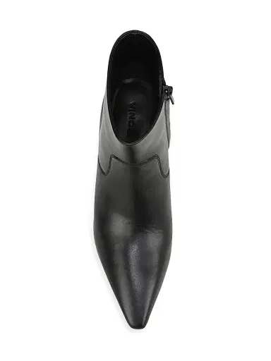 Vince Women's Simone 45MM Leather Ankle Boots - Black - Size 6 | Thumbnail 4 Vince Women's Simone 45MM Leather Ankle Boots - Black - Size 6 | Thumbnail 4