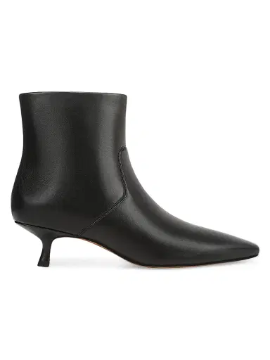 Vince Women's Simone 45MM Leather Ankle Boots - Black - Size 6 | Thumbnail 1 Vince Women's Simone 45MM Leather Ankle Boots - Black - Size 6 | Thumbnail 1