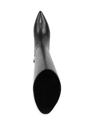 Vince Women's Adan 40MM Leather Knee-High Boots - Black - Size 11 | Thumbnail 4 Vince Women's Adan 40MM Leather Knee-High Boots - Black - Size 11 | Thumbnail 4