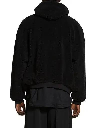 Balenciaga Outerwear Zip-Up Hoodie Oversized - Black - Size XXL | Thumbnail 4 Balenciaga Outerwear Zip-Up Hoodie Oversized - Black - Size XXL | Thumbnail 4