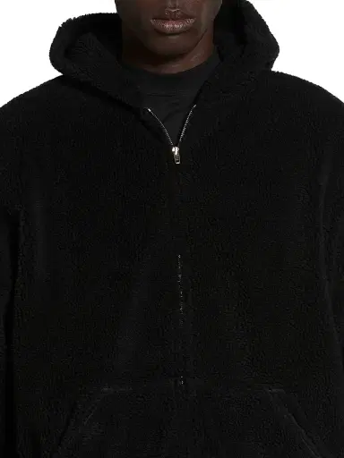 Balenciaga Outerwear Zip-Up Hoodie Oversized - Black - Size XXL | Thumbnail 6 Balenciaga Outerwear Zip-Up Hoodie Oversized - Black - Size XXL | Thumbnail 6