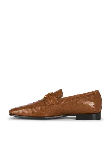 Valentino Garavani Ostrich Loafer | Thumbnail 5 Valentino Garavani Ostrich Loafer | Thumbnail 5