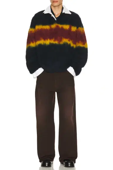 Sacai Chusen-Dyed Knit Polo Shirt | Thumbnail 3 Sacai Chusen-Dyed Knit Polo Shirt | Thumbnail 3