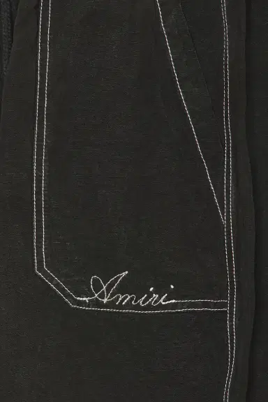 AMIRI Script Linen Short | Thumbnail 6 AMIRI Script Linen Short | Thumbnail 6