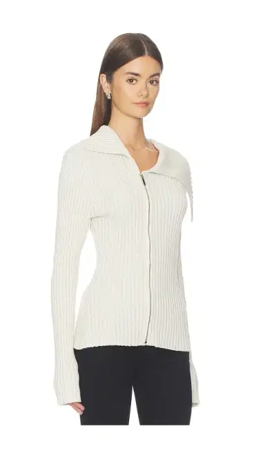 1XBLUE Rib Zip Knit | Thumbnail 2 1XBLUE Rib Zip Knit | Thumbnail 2