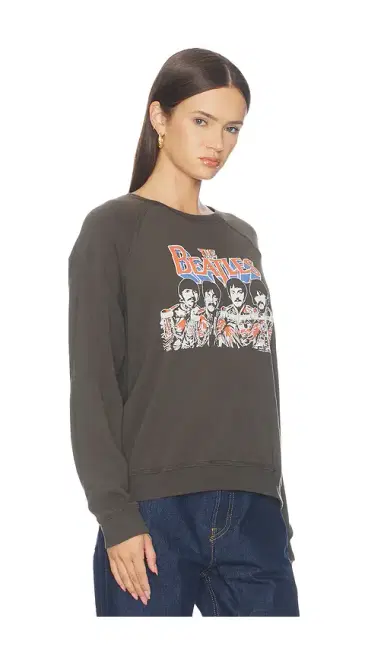 Junk Food The Beatles Raglan Crew Fleece Sweatshirt | Thumbnail 2 Junk Food The Beatles Raglan Crew Fleece Sweatshirt | Thumbnail 2