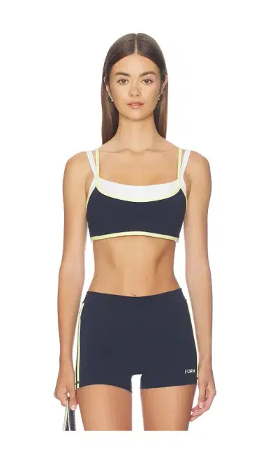 FORM Contrast Layered Sports Bra | Thumbnail 1 FORM Contrast Layered Sports Bra | Thumbnail 1