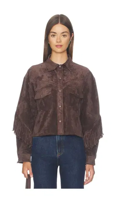 BLANKNYC Cropped Fringe Jacket | Thumbnail 2 BLANKNYC Cropped Fringe Jacket | Thumbnail 2