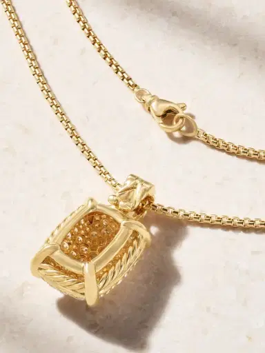 David Yurman Chatelaine® 18-karat Gold Diamond Necklace | Thumbnail 3 David Yurman Chatelaine® 18-karat Gold Diamond Necklace | Thumbnail 3