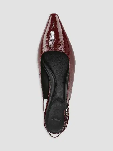 Vince Women's Sabra 45MM Leather Slingback Pumps - Bordeaux - Size 11 | Thumbnail 4 Vince Women's Sabra 45MM Leather Slingback Pumps - Bordeaux - Size 11 | Thumbnail 4