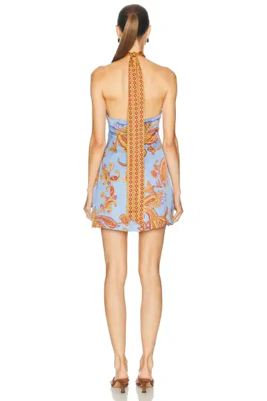 Hemant & Nandita Halter Mini Dress | Thumbnail 3 Hemant & Nandita Halter Mini Dress | Thumbnail 3