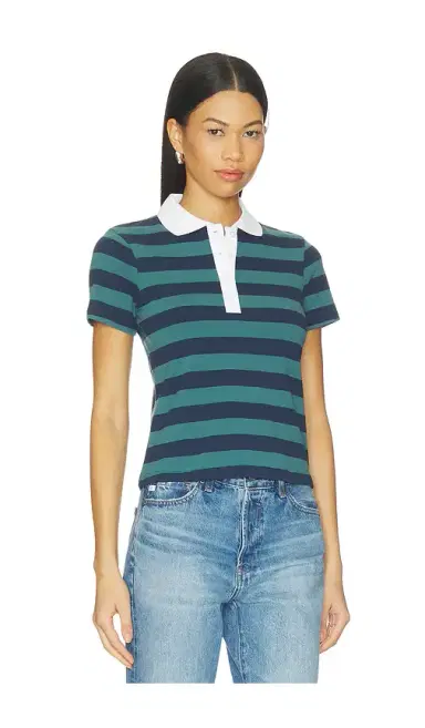 Good American The Easy Polo Top | Thumbnail 2 Good American The Easy Polo Top | Thumbnail 2