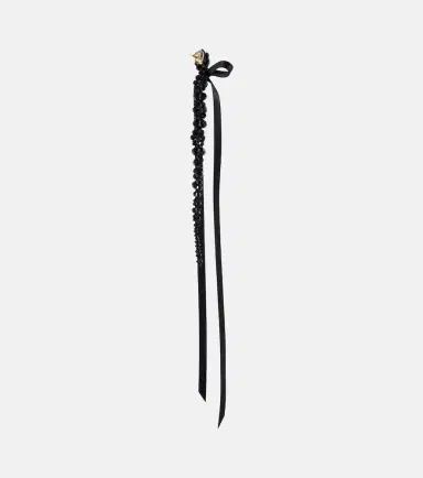 Simone Rocha Bow-embellished crystal drop earrings | Thumbnail 4 Simone Rocha Bow-embellished crystal drop earrings | Thumbnail 4