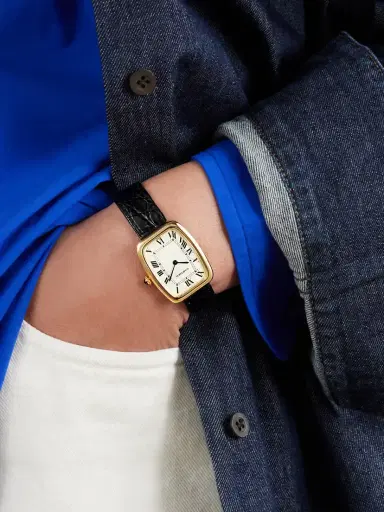 Stephanie Windsor + Cartier Vintage 1980s Fabergé Hand-wound 18-karat Gold Watch, Ref. 78101 | Thumbnail 2 Stephanie Windsor + Cartier Vintage 1980s Fabergé Hand-wound 18-karat Gold Watch, Ref. 78101 | Thumbnail 2