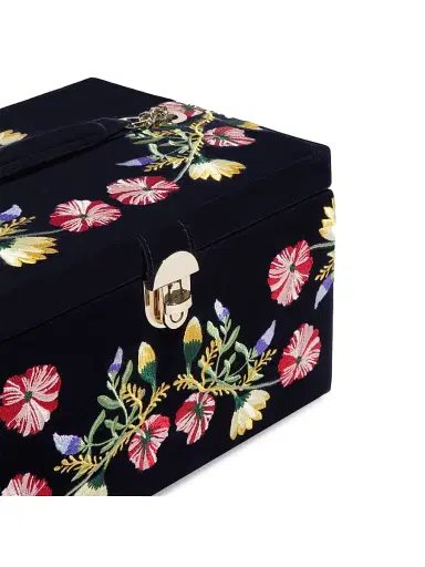 Wolf Large Zoe Velvet Jewelry Box | Thumbnail 1 Wolf Large Zoe Velvet Jewelry Box | Thumbnail 1