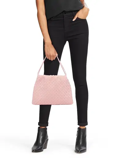 Bottega Veneta Women's Intrecciato Leather Pouch | Thumbnail 2 Bottega Veneta Women's Intrecciato Leather Pouch | Thumbnail 2