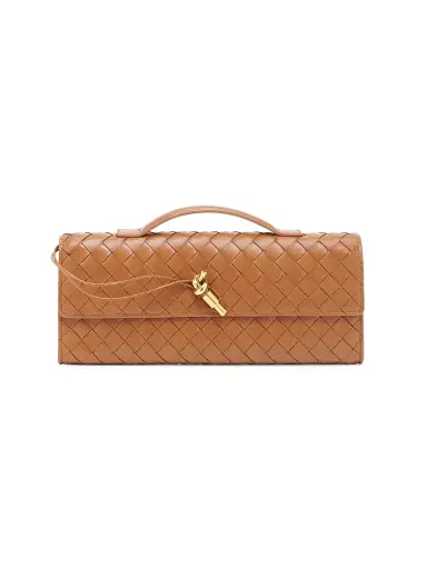 Bottega Veneta Women's Andiamo Intrecciato Leather Top-Handle Clutch | Thumbnail 1 Bottega Veneta Women's Andiamo Intrecciato Leather Top-Handle Clutch | Thumbnail 1
