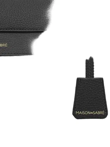 MAISON de SABRÉ Men's Leather Duffle Bag - Black Caviar | Thumbnail 1 MAISON de SABRÉ Men's Leather Duffle Bag - Black Caviar | Thumbnail 1